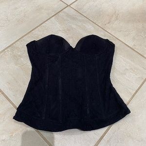 Express corset: black lace